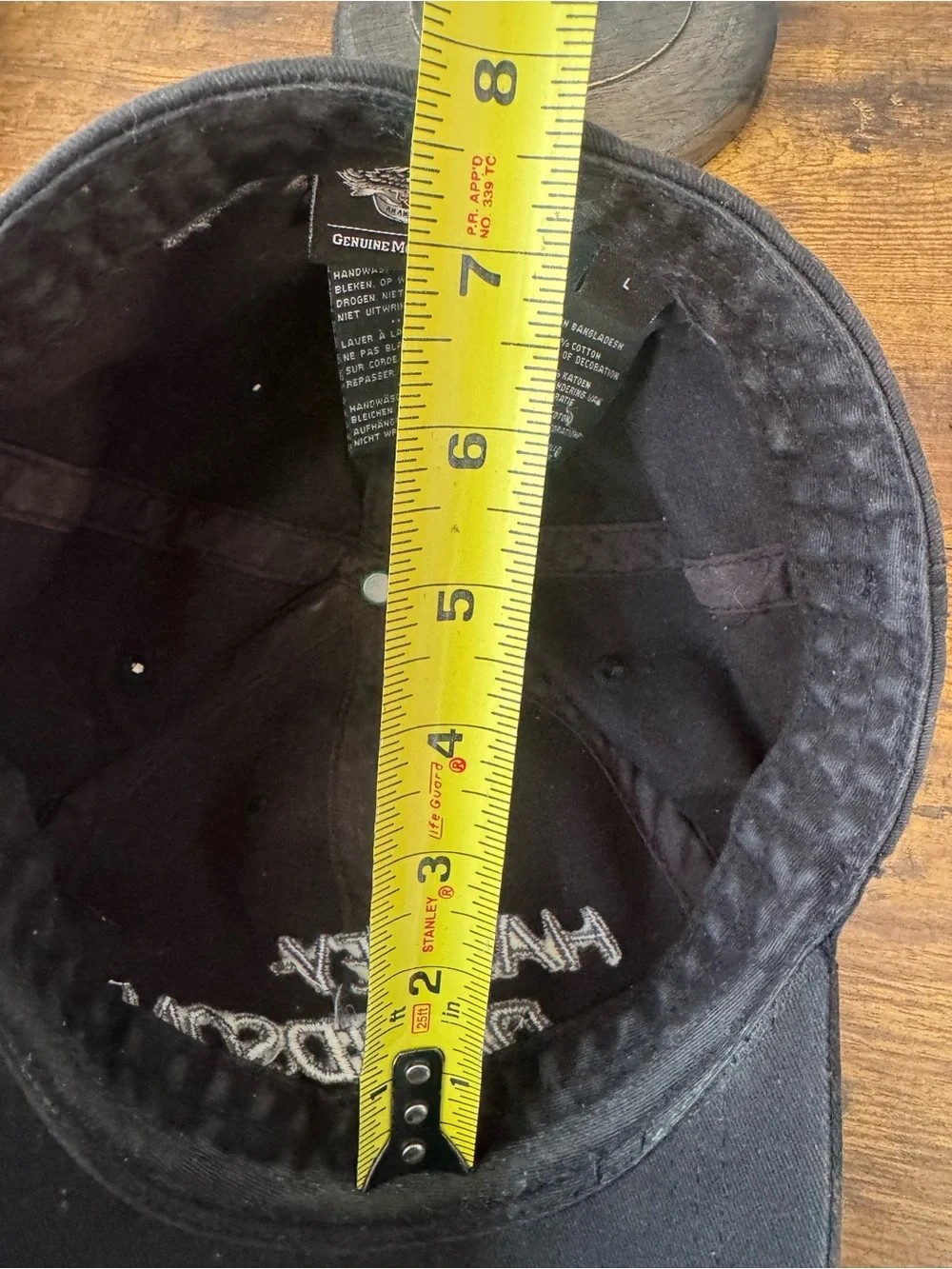 Harley-Davidson MotorClothes Fitted‎ Baseball Cap Black Size L 2013 Logo Hat